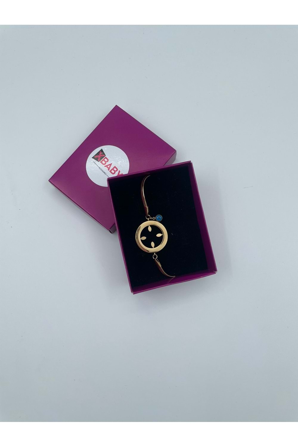 Xbaby Boncunklu,Rüya Kapanı Çelik Gold Bileklik