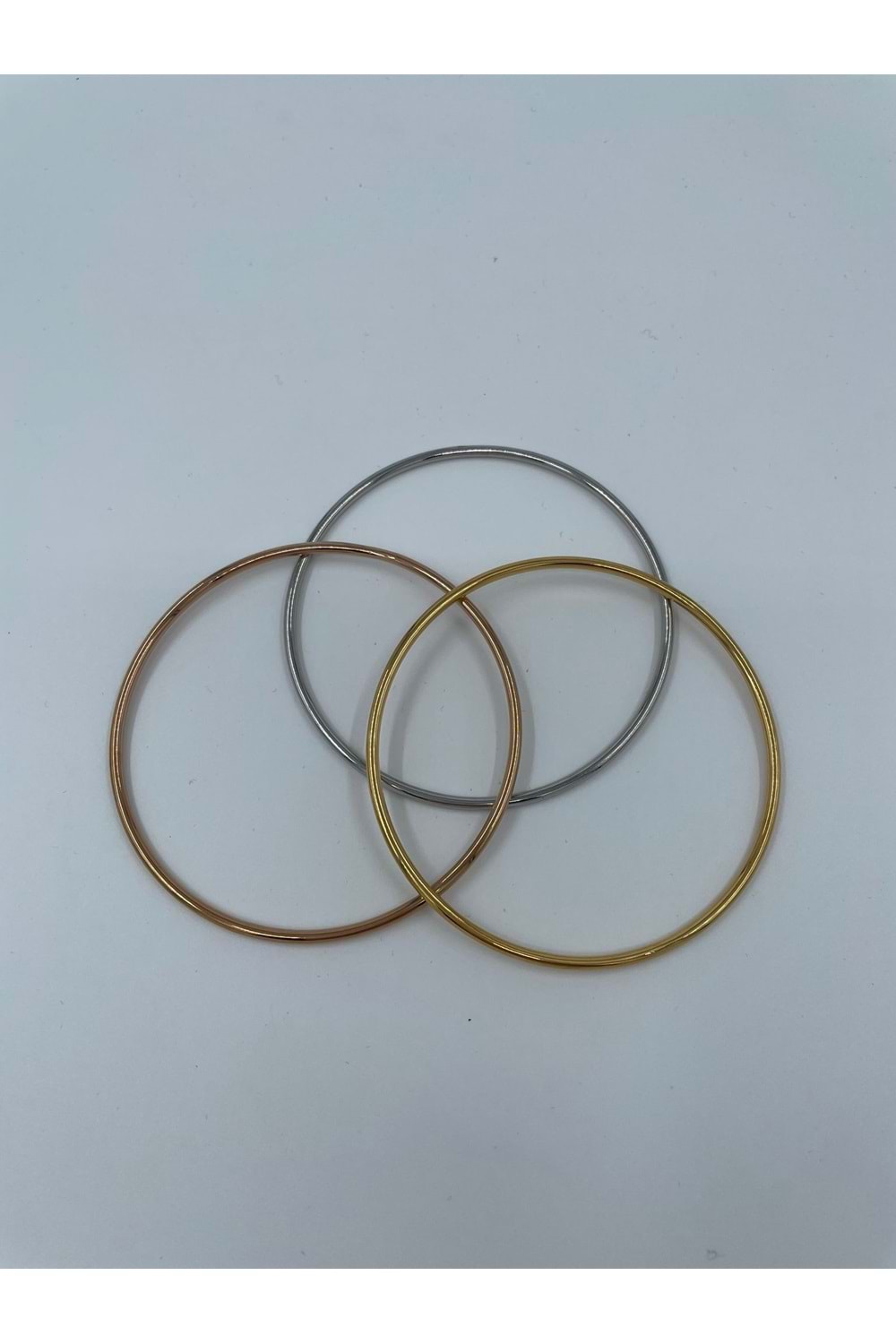 Xbaby Silver,Gold,Rose Gold Renkli 3 Lü Ajda Bileklik