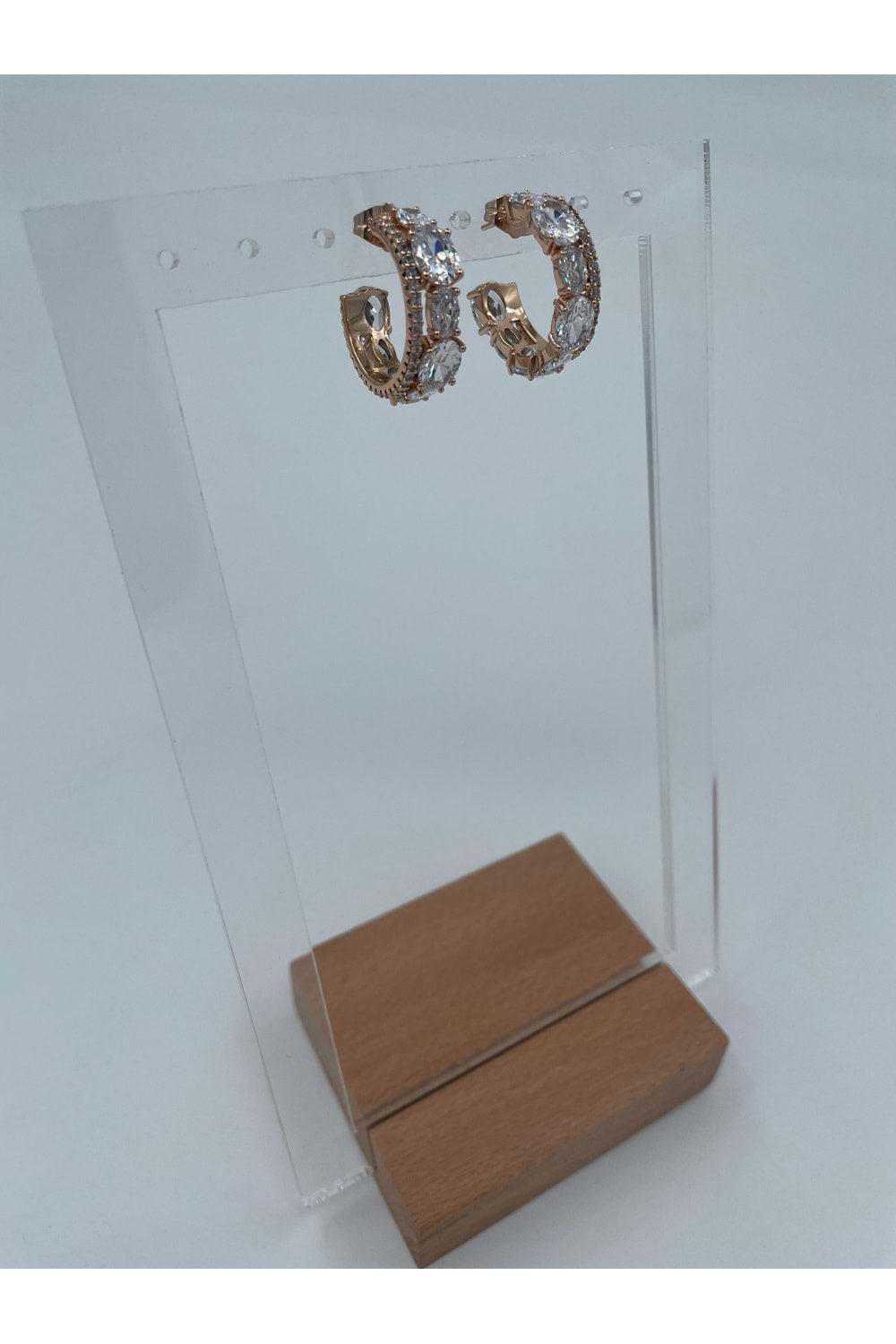 Xbaby Tamtur Taşlı Gold Küpe