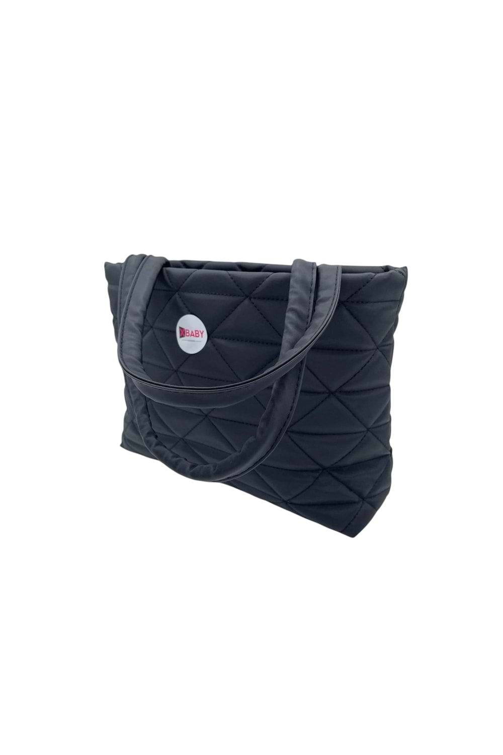 Xbaby Kapitoneli Üçgen Nakışlı Omuz ve Kol Çantası
