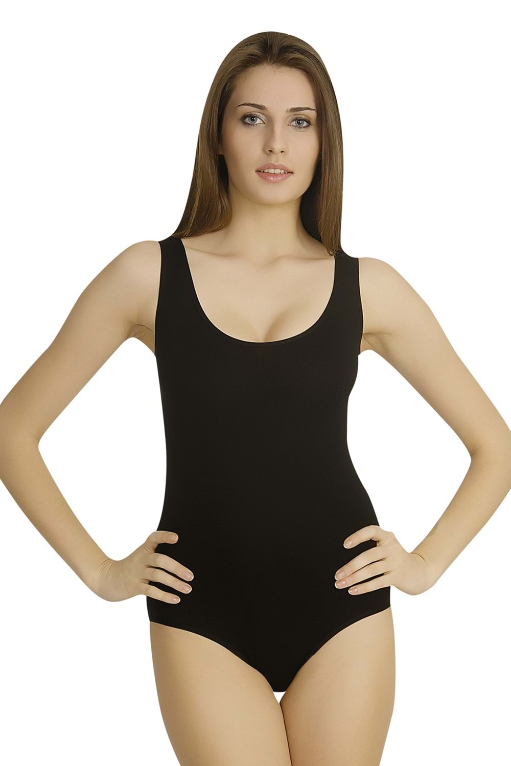 Belinay 0844 Geniş Askılı Çıtçıtlı Badi