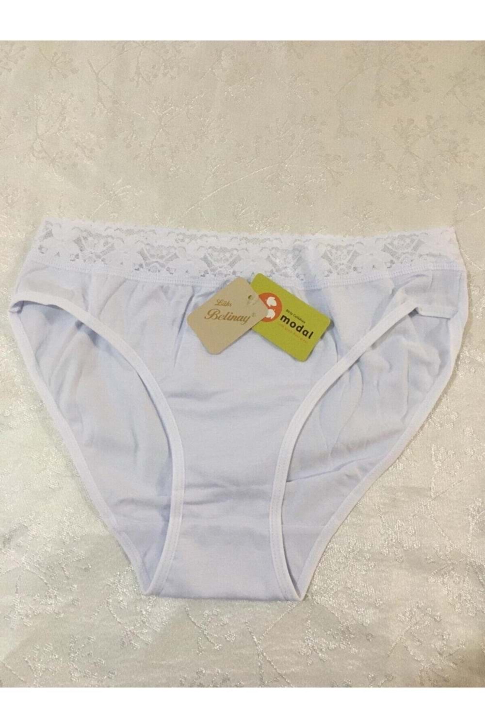 Belinay 6 Adet 04 Kadın Modal Beli Dantelli Külot