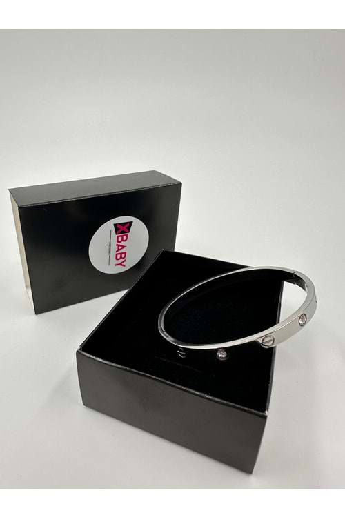 Xbaby Gümüş Renk Taşlı Cartier