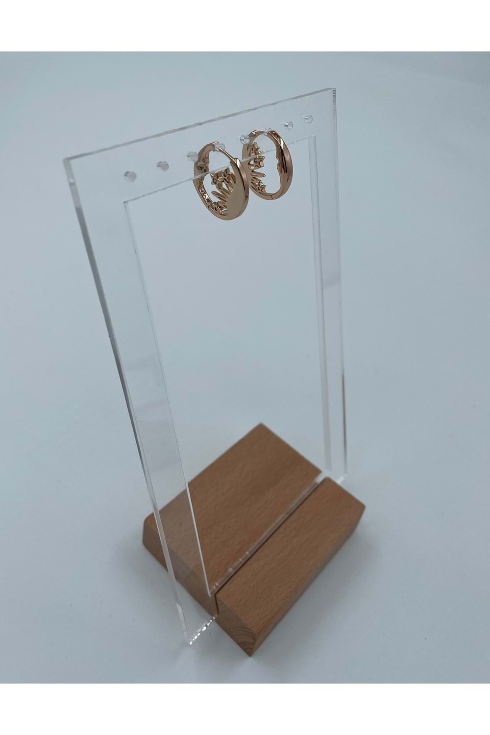 Xbaby İnsan Yüzü Şekilli Yıldızlı Çelik Gold Küpe