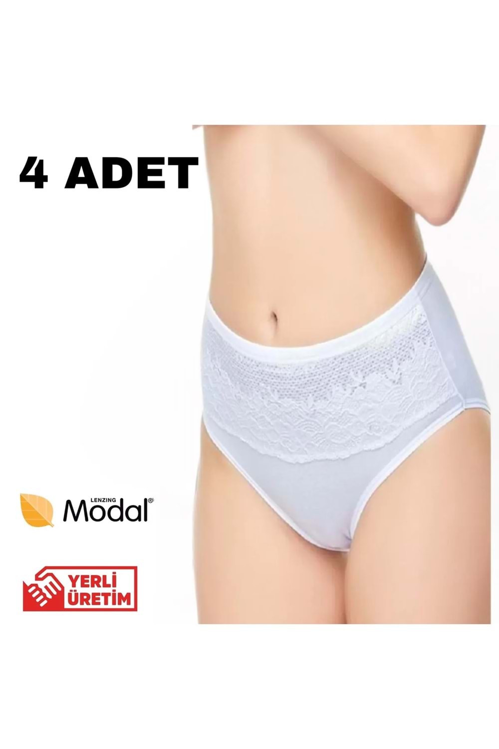 Belinay 4 Adet 0193 Yüksek Bel Toparlayıcı Kadın Külot