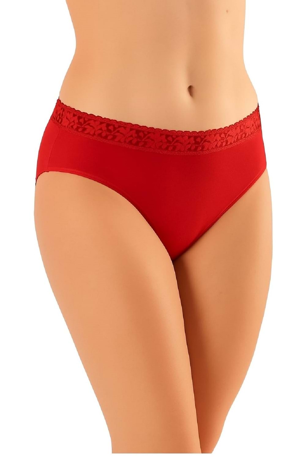 Belinay 6 Adet 04 Kadın Modal Beli Dantelli Külot