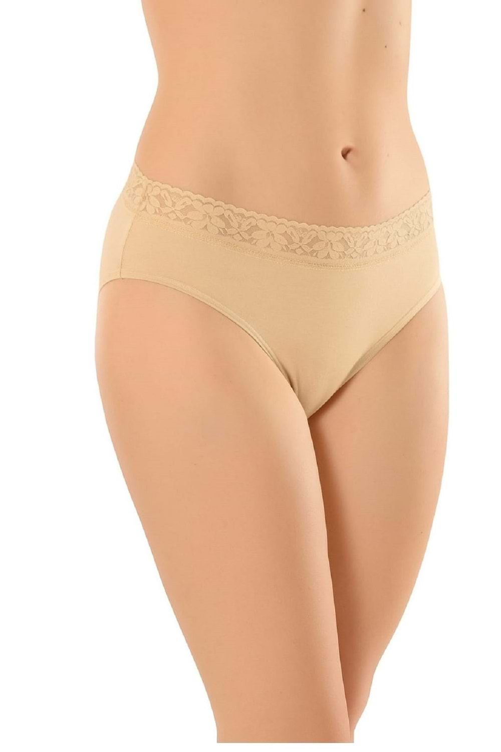 Belinay 6 Adet 04 Kadın Modal Beli Dantelli Külot